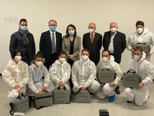 Fondazione Comunitaria della provincia di Pavia e provincia donano 7 nuovi ecografi portatili alle USCA