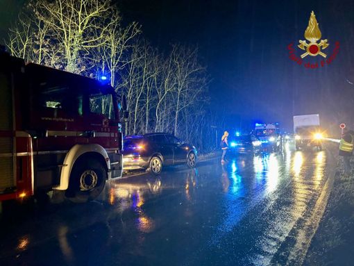 Belgioioso: si ribalta con l'auto sulla provinciale 234, ferito un 22enne