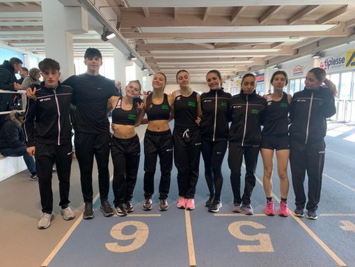 Atletica Vigevano iniziano le indoor e subito col botto: Stella Catena e Leonardo Grassi ottengono il minimo per i campionati italiani allievi sui 60 metri