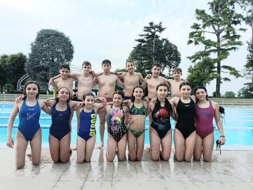 Nella foto: gli Esordienti A dell’H2SPORT