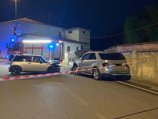 L'incidente in via Marconi a Sartirana Lomellina