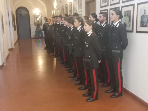 Pavia: presentati i nuovi carabinieri che entreranno in servizio sul territorio provinciale