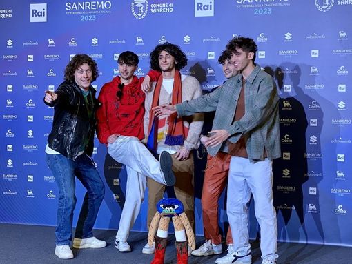 I Colla Zio in sala stampa al Casinò di Sanremo I Colla Zio in sala stampa al Casinò di Sanremo