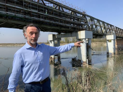 Crisi idrica, livello del Po: ora fino a 45% di portata in meno