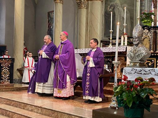 (FOTO) Mede: il vescovo Gervasoni ha chiuso l'anno giubilare dedicato a San Marziano