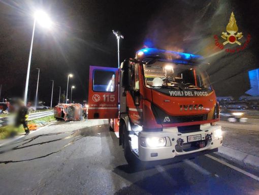 Incidente stradale a Trecate, un ferito grave