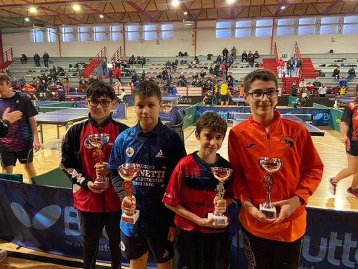 Gabriel Deleraico è il primo da sinistra