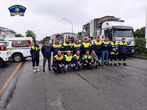 Vigevano, due squadre di Volontari del Parco del Ticino in prima linea per i soccorsi in Emilia Romagna