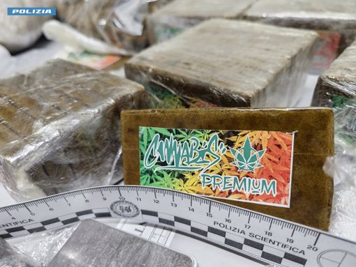 Novara: arrestato un 41enne scoperto con oltre 24 Kg di hashish e marijuana