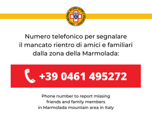Sono 19 gli alpinisti dispersi sulla Marmolada. Gruppo montuoso chiuso, numero di telefono per l'emergenza Sono 19 gli alpinisti dispersi sulla Marmolada. Gruppo montuoso chiuso, numero di telefono per l'emergenza