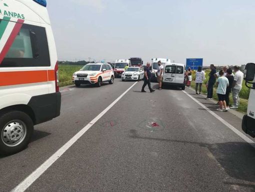 Gravissimo incidente sulla Milano Baggio, tra Cusago e Cisliano