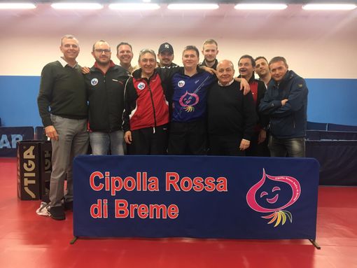 Tennistavolo serie A1: impresa della Cipolla Rossa di Breme. Salvezza raggiunta