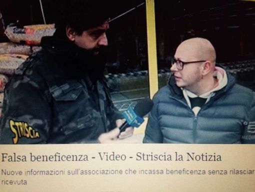 Abbiategrasso, Striscia la Notizia smaschera associazione benefica farlocca Abbiategrasso, Striscia la Notizia smaschera associazione benefica farlocca