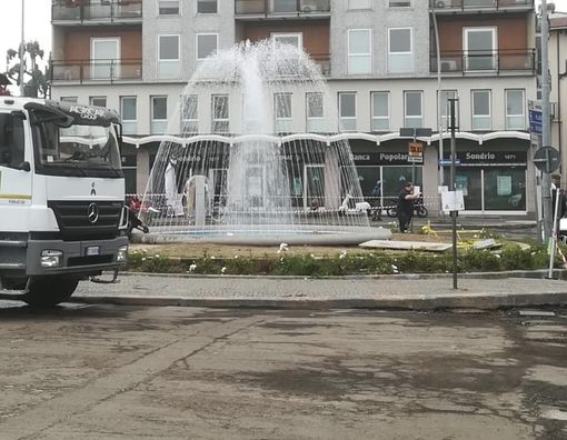 - FOTONOTIZIA - Vigevano: in dirittura di arrivo i lavori alla fontana della stazione
