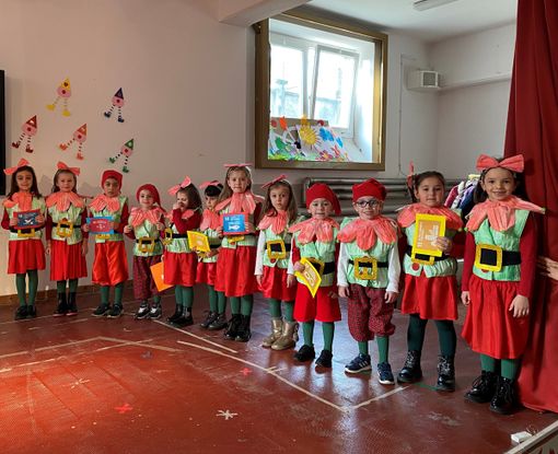 Vigevano: i bambini della scuola d'infanzia &quot;Cesare Corsico&quot;, in scena con le mascherine riciclate