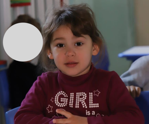 La foto della piccola Anna Roberto, postata dalla sua mamma