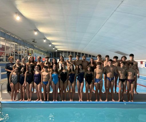 Nella foto: gli atleti dell’H2Sport che hanno gareggiato nella quarta prova della Coppa Los Angeles