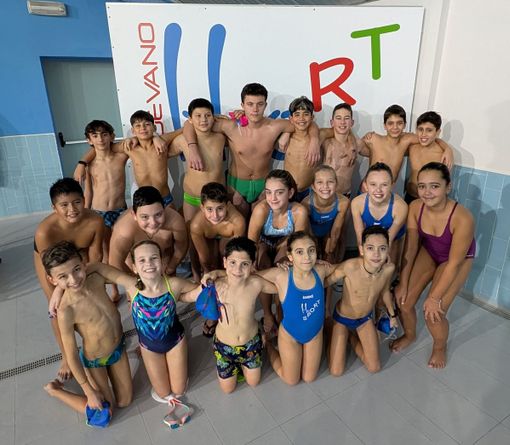 Nuoto, bene gli esordienti dell’H2Sport Vigevano alla prima manifestazione provinciale
