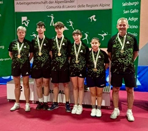Tennistavolo, Peluso guida la Lombardia alla conquista del torneo Arge Alp