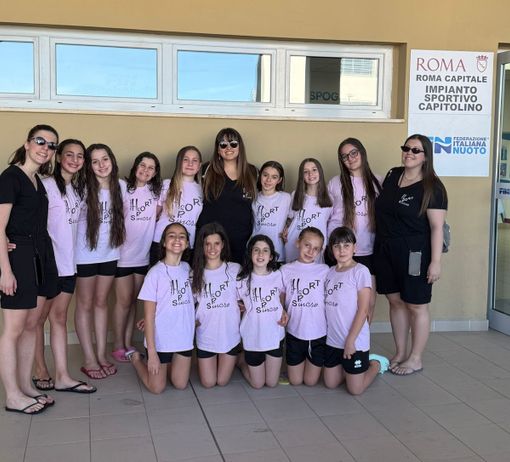 Le sincronette più giovani di H2Sport Vigevano ai campionati nazionali di Roma Le sincronette più giovani di H2Sport Vigevano ai campionati nazionali di Roma