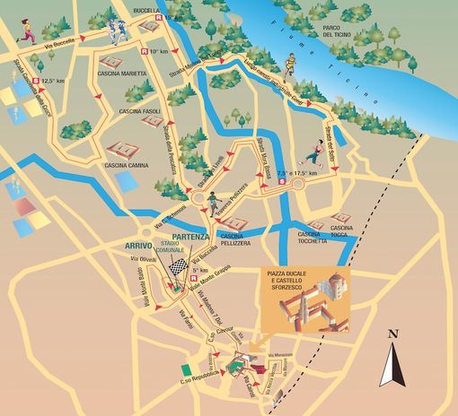 Vigevano, ecco le vie interessate al passaggio della 19^ Scarpadoro di domenica 15 marzo