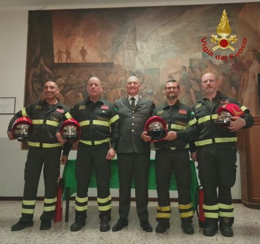 Pavia, nominati quattro nuovi capi squadra al comando Vigili del fuoco Pavia, nominati quattro nuovi capi squadra al comando Vigili del fuoco