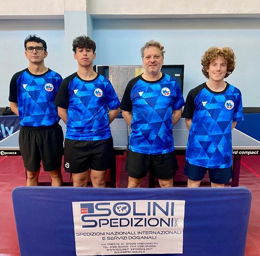 Tennistavolo: campionati a squadre, quinta giornata da incorniciare per il TT Vigevano 1999. Vincono O.Met (B1) e Solini Spedizioni (B2)