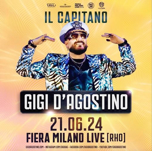 Gigi Dag torna alla sua vita e annuncia il primo concerto: «Ci vediamo il 21 giugno a Milano» Gigi Dag torna alla sua vita e annuncia il primo concerto: «Ci vediamo il 21 giugno a Milano»