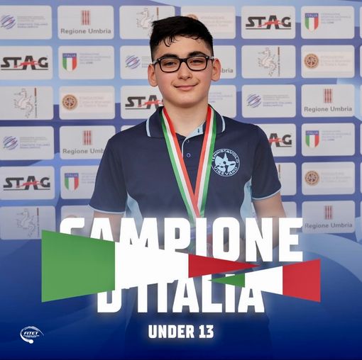 Tennistavolo, Gabriel Deleraico è il nuovo campione italiano U13