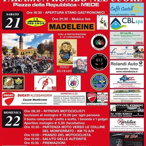 Para, un rombo nel cuore 2019 a Mede