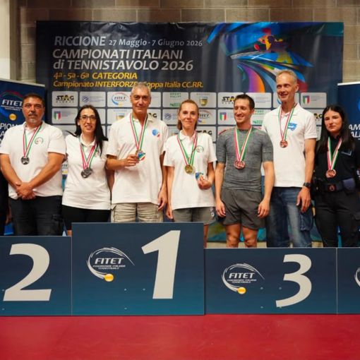 Tennistavolo: campionati italiani Polizie locali, Salvini e Cuzzoni dominano la competizione