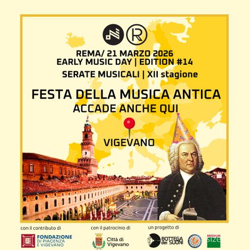 Vigevano, il 21 marzo torna la festa internazionale della musica antica