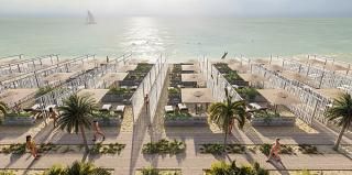 Otto giovani architetti e la spiaggia Covid-sicura