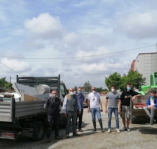 foto tratta dalla pagina Facebook del sindaco di Mede Giorgio Guardamagna