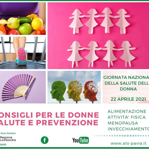 6° Giornata nazionale della salute della donna, ATS Pavia in campo per la promozione della salute femminile