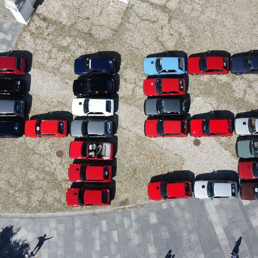 Fiat Ritmo: coreografia a Superga per i 45 anni, con il Club Italia di Vigevano