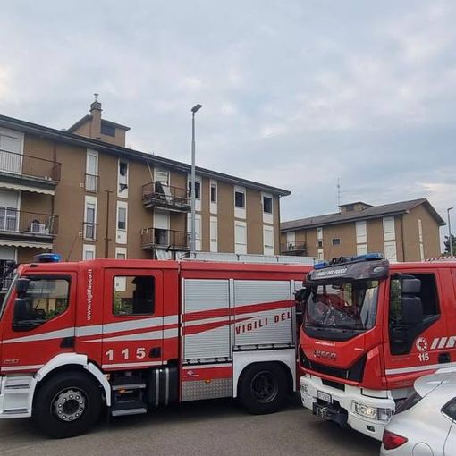 Mortara: incendio in un appartamento, sul posto due squadre di Vigili del fuoco