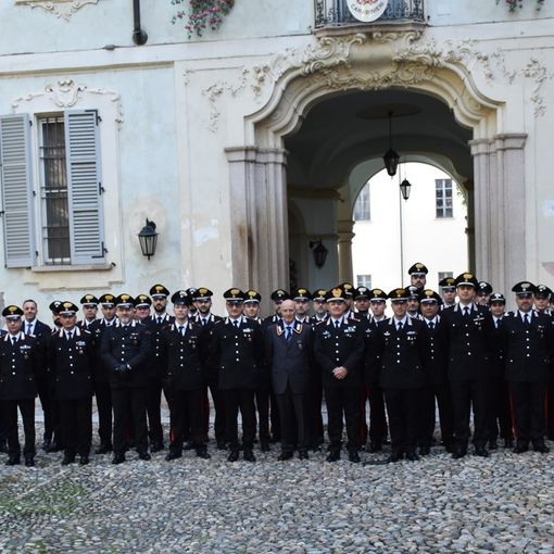 Il Generale di Corpo d'Armata Gino Micale in visita al comando provinciale Carabinieri di Pavia