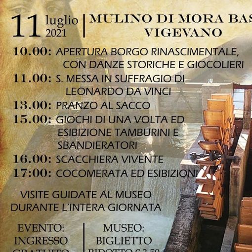 Vigevano, &quot;Quattro passi nella storia omaggio a Leonardo&quot;