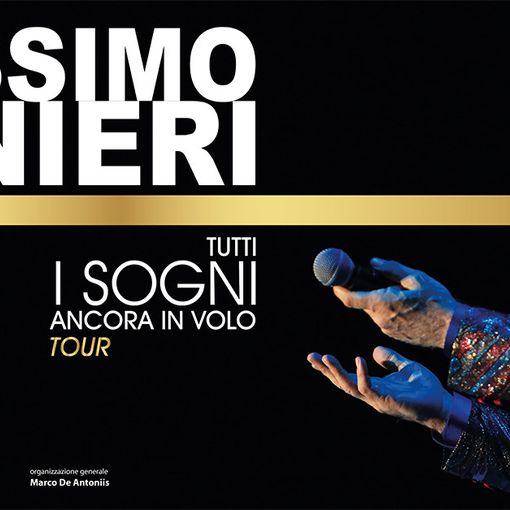 Vigevano: domani sera al PalaElachem i successi senza tempo di Massimo Ranieri, nel tour &quot;Tutti i sogni ancora in volo&quot;