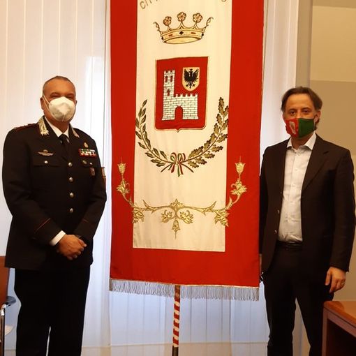 Vigevano: il sindaco Ceffa ha ricevuto in comune il comandante provinciale dei Carabinieri