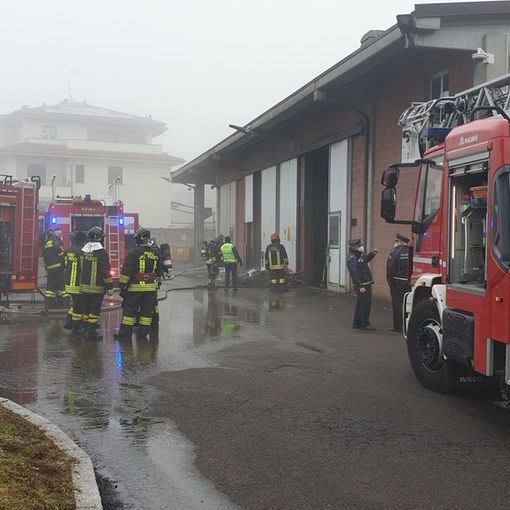 Magenta: incendio deposito Asm, danni e cause in fase di accertamento