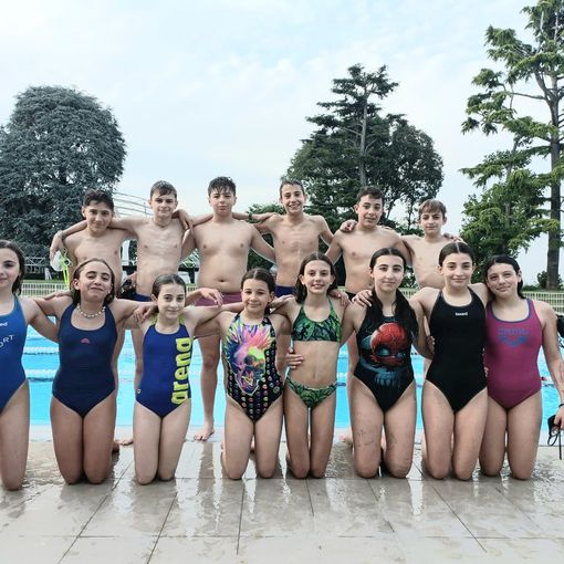 Nella foto: gli Esordienti A dell’H2SPORT