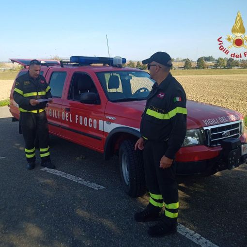 I Vigili del fuoco di Pavia impegnati in un esercitazione che coinvolge Lombardia, Piemonte e Liguria
