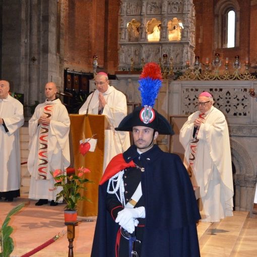 Pavia, celebrata la Virgo Fidelis patrona dell'Arma dei Carabinieri