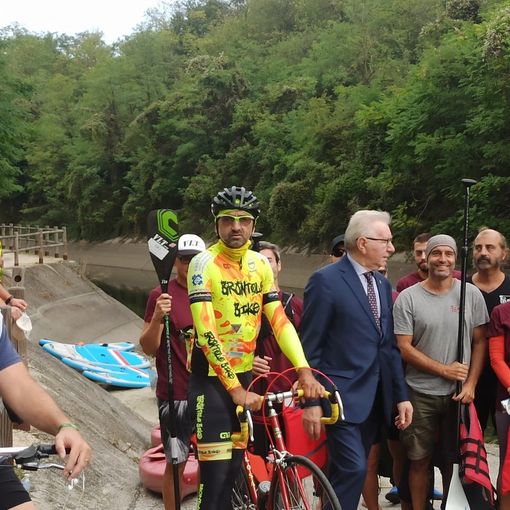 Slow Villoresi, ciclisti e canoisti raccontano alla stampa il Villoresi ‘lento’