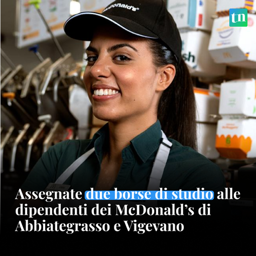 Abbiategrasso-Vigevano: due borse di studio a dipendenti di McDonald’s