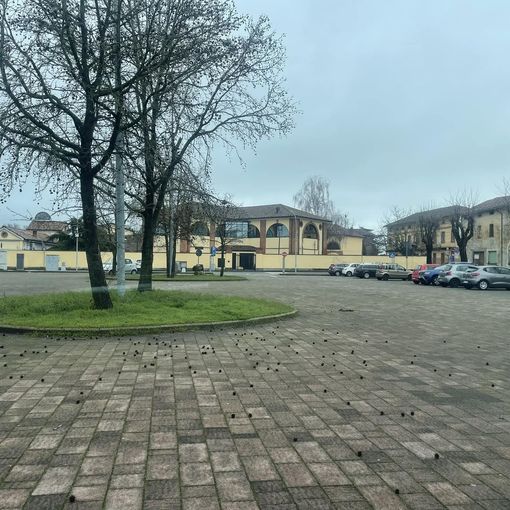 Piazza Nassirya a Castello d'Agogna