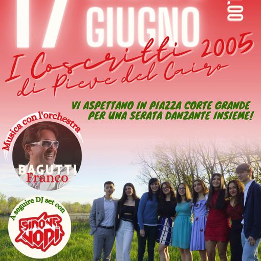 Pieve del Cairo: cresce l'attesa per la festa dei coscritti 2005