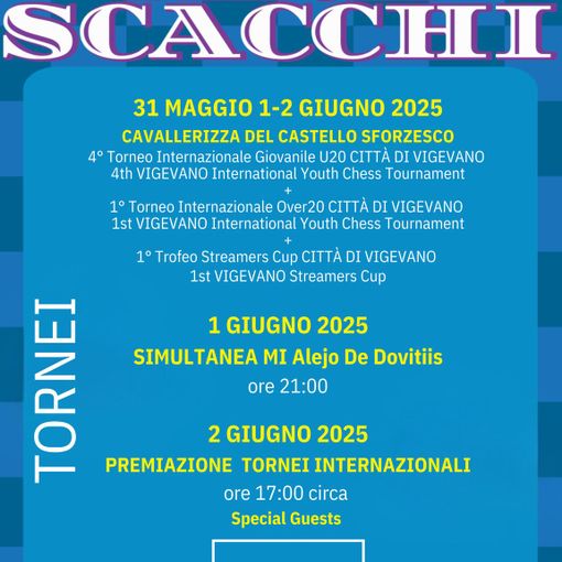 Presentato il programma di &quot;Vigevano per gli Scacchi 2025&quot;